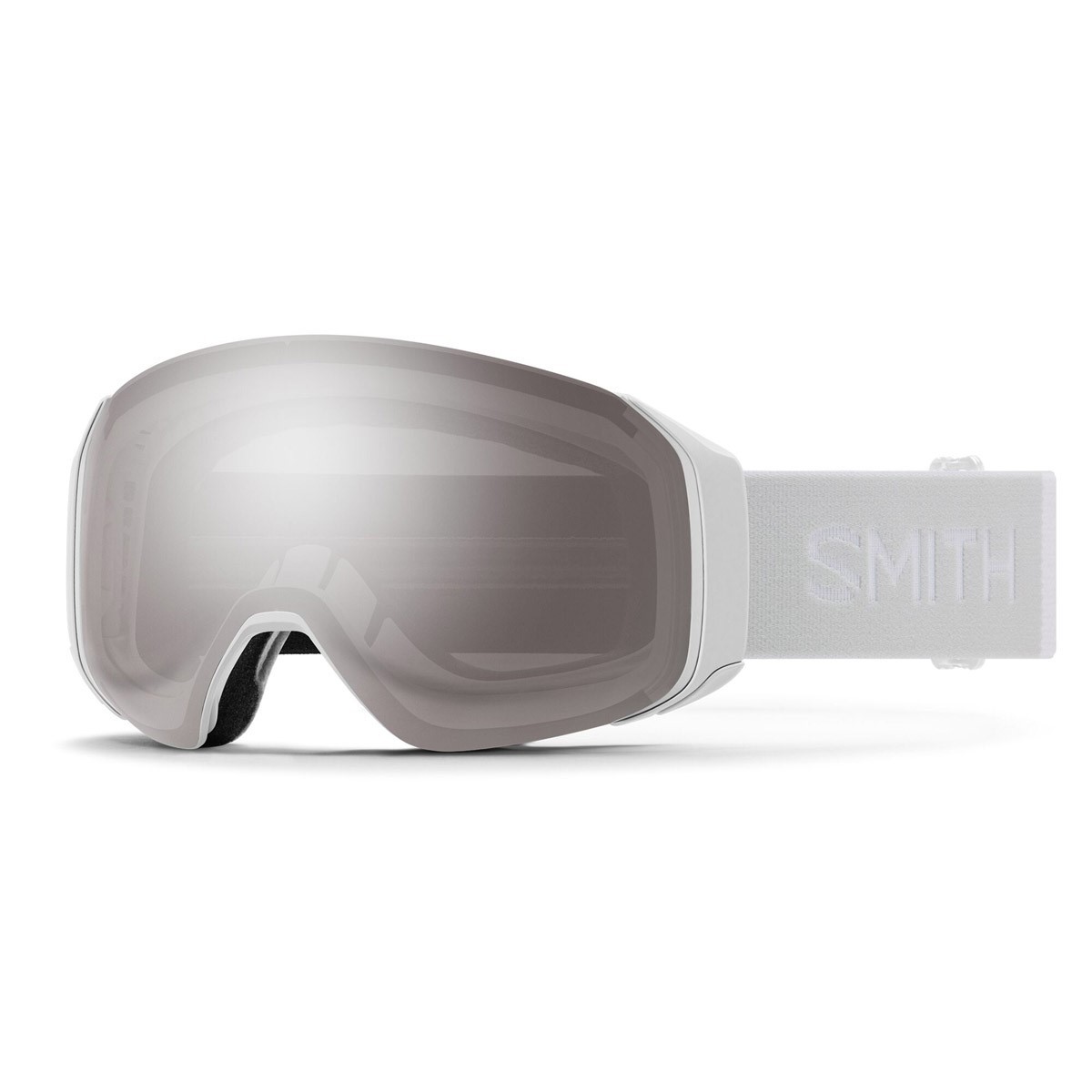 Smith 4D MAG S Goggles White Vapor ChromaPop Sun Platinum Mirror