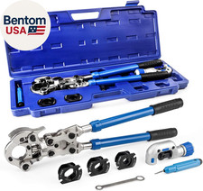 Copper Pipe Pressing Tool Kit with Cutter&Deburring Tool for Propress Copper Fit