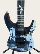  Zombie Box Purple Electric Guitar Floyed Rose 2H Pickups Black Part Fast Ship