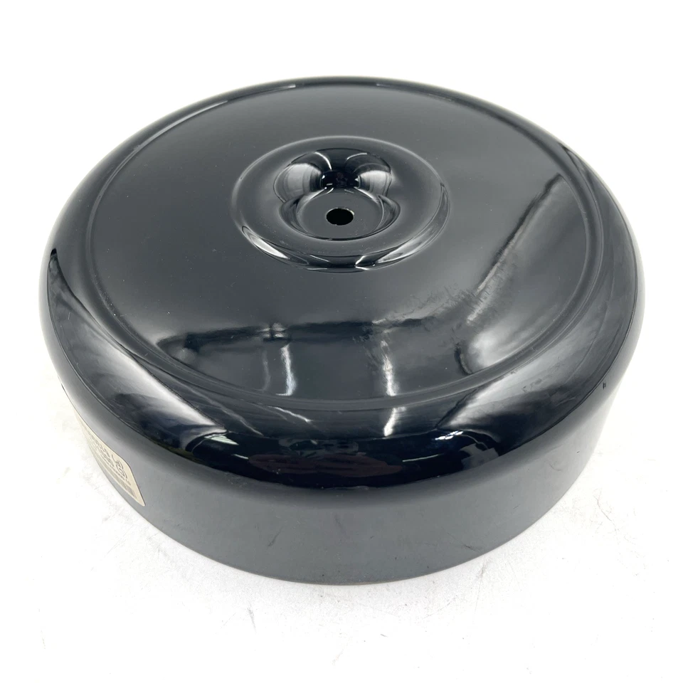 oem Harley 29400-08 Gloss Black Round Air Cleaner Filter Cover 08-11 Cross Bones - Image 3 of 4