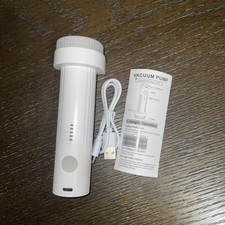 Cordless Electric Pump for Vacuum Storage Bags, Portable USB Rechargeable Seal 