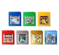 POKEMON Gold, Silver, Crystal, Red, Yellow, Blue, Green : Version.. NINTENDO NEW