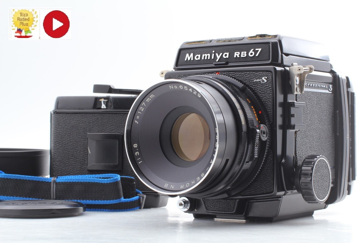 Mamiya RB67 Pro S 127mm F3.8 120バック 現状品 x2 120 Back [ N MINT CLA'd Lens ] Mamiya RB67 Pro S + C 127mm F3.8