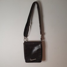 PIAGGIO Vespa Scooter Satchel Messenger Shoulder Crossbody Bag 60cm Drop Brown