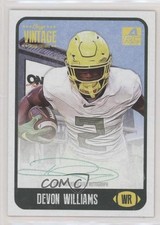 2021 Onyx Vintage College Green Ink /50 Devon Williams #CADW Auto h1k