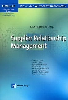 Supplier Relationship Management von Hildebrand, Knut | Buch | Zustand sehr gut