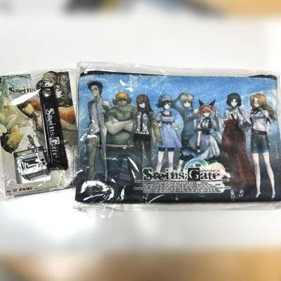 Steins;Gate Phone Microwave Provisional Mascot Strap & Group Pouch