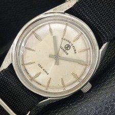 HAND-WINDING VINTAGE FAVRE LEUBA SEA KING SWISS MENS WATCH a703756-2