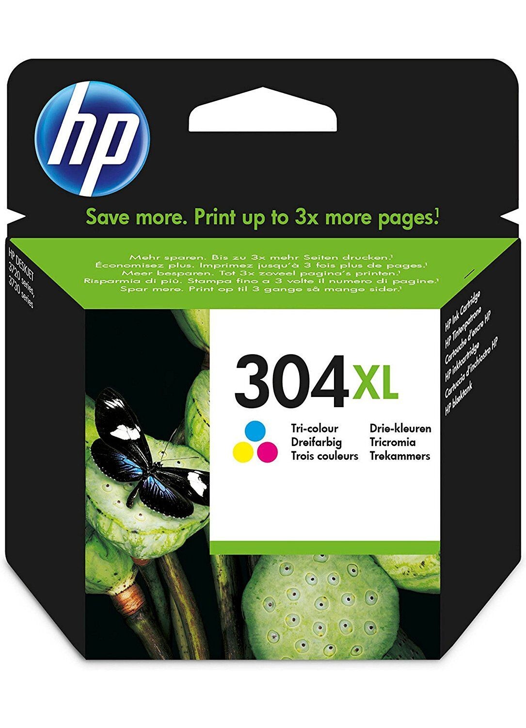 Genuine HP 304XL High Yield Tri-colour Original Ink Cartridge