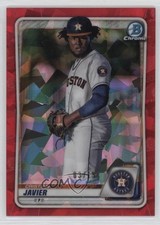 2020 Bowman Chrome Sapphire Edition Red 3/15 Cristian Javier #BCP-56 v1i