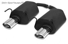 Ulter Duplex Sportauspuff Opel VECTRA C GTS Lim., Fließheck 02- 120x80mm oval