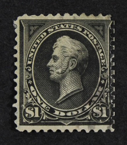 CKStamps: US Stamps Collection Scott#276A $1 Perry Used Tiny Thin CV$210