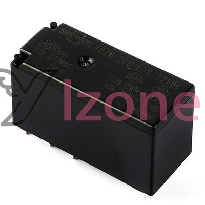 1PC Songchuan 507N-2CH-F-C-12V 12VDC Power Relay 8Pins 12A 277VAC~ *yt