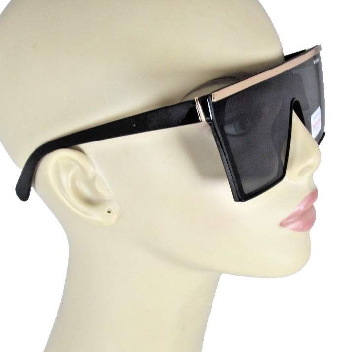 TRUE RELIGION Womens Black Sunglasses 1-PC Lens Gold Brow Accent TR57993-1B-S thumbnail 4