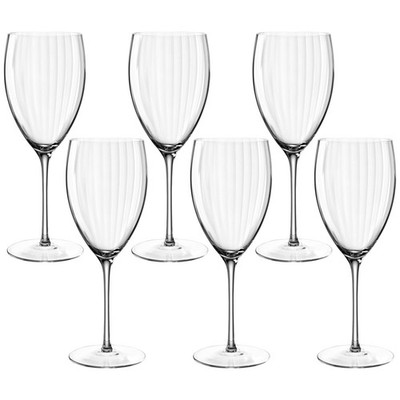 Leonardo Poesia Weißweinglas klar 6er-Set 450ml Weinglas Weinkelch Kelch Glas