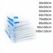 Vacuum Bag Clothes Storage Folding Compressed Space Saving Storage Supplies Uk