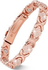 Pure Copper Bracelets for Women, Ultra Strength Magnetic Bracelet for Women with