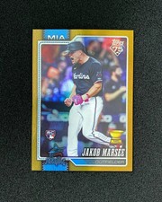 2026 Topps Series 1 Gold Rainbow Foil #37 Jakob Marsee RC Rookie 42/50 QI95