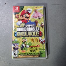 Replacement Case NO GAME New Super Mario Bros. U Deluxe Nintendo Switch