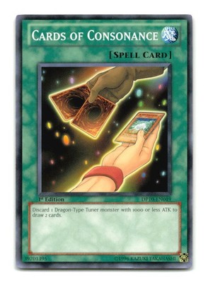 yugioh cards of consonance Cards of Consonance - DP10-EN019 1st Edition - YuGiOh-LP
