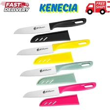 8 pieces Paring Knives (4PCS Peeling Knives and 4PCS Knife Sheath), Ultra Sharp