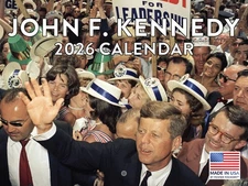 JFK President Calendar 2026 Wall