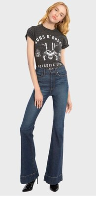 #ad Alice Olivia Beautiful Bell High Rise Jean In So Clever Wash Women’s 25 $110.00