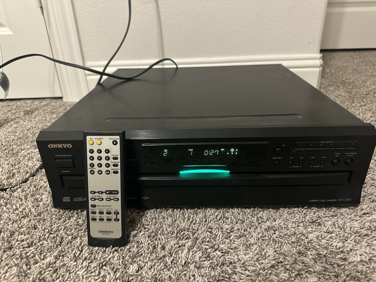 Mp3 Stereo Component W/ Remote Tested