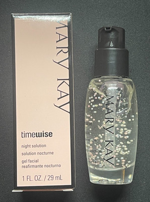 Mary Kay Timewise Night Solution Gel Facial Dry To Oily Skin 1 fl oz/29mL NEW