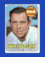 1969 Topps Set-Break #636 Woody Held EX-EXMINT *GMCARDS*