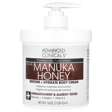 Manuka Honey, Restore + Hydrate Body Cream, 16 oz (454 g)