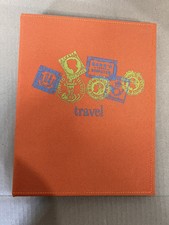 Travel Theme Bound Photo Album Book Holds 104 Photos