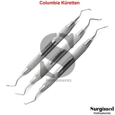Zahnarzt Universal Columbia Küretten Zähne Zahnsteinentferner Parodonttal Dental