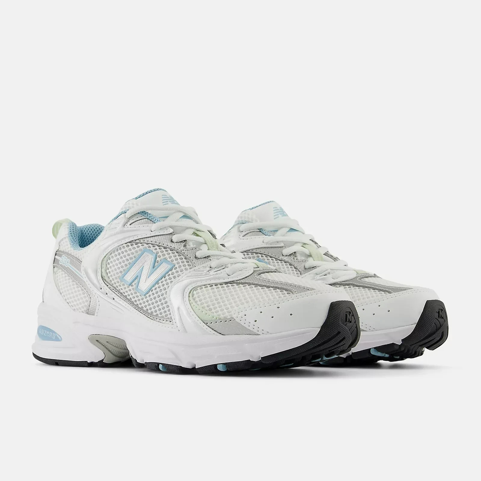 New Balance 530 MR530SGB Silver/Blue Width D Lyfestyle Shoes Men's Women's