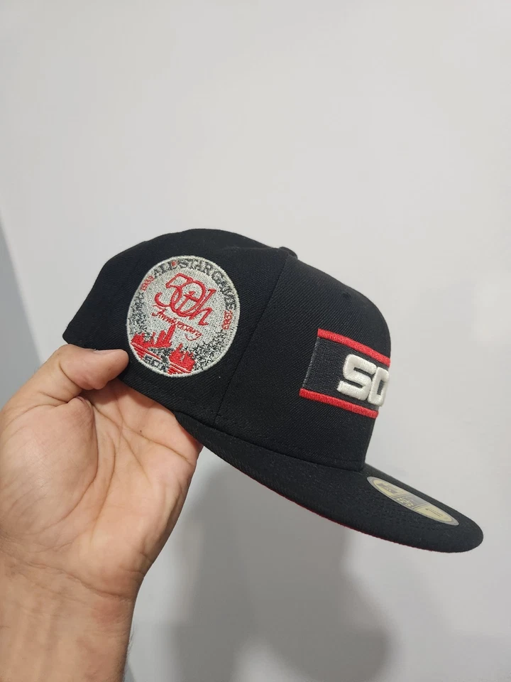 Chicago White Sox New Era 59 Fifty 7 3/8 Fitted Cap 50th Anniversary ASG MLB - Image 2 of 4