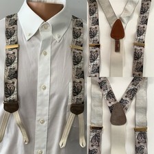 Silk Trafalgar Suspenders Limited Edition Braces Stock Market Bulls and Bears