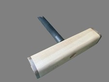 Brand New Club Croquet Mallet-37in. Strong Aluminium Shaft, Maple Head & Cover