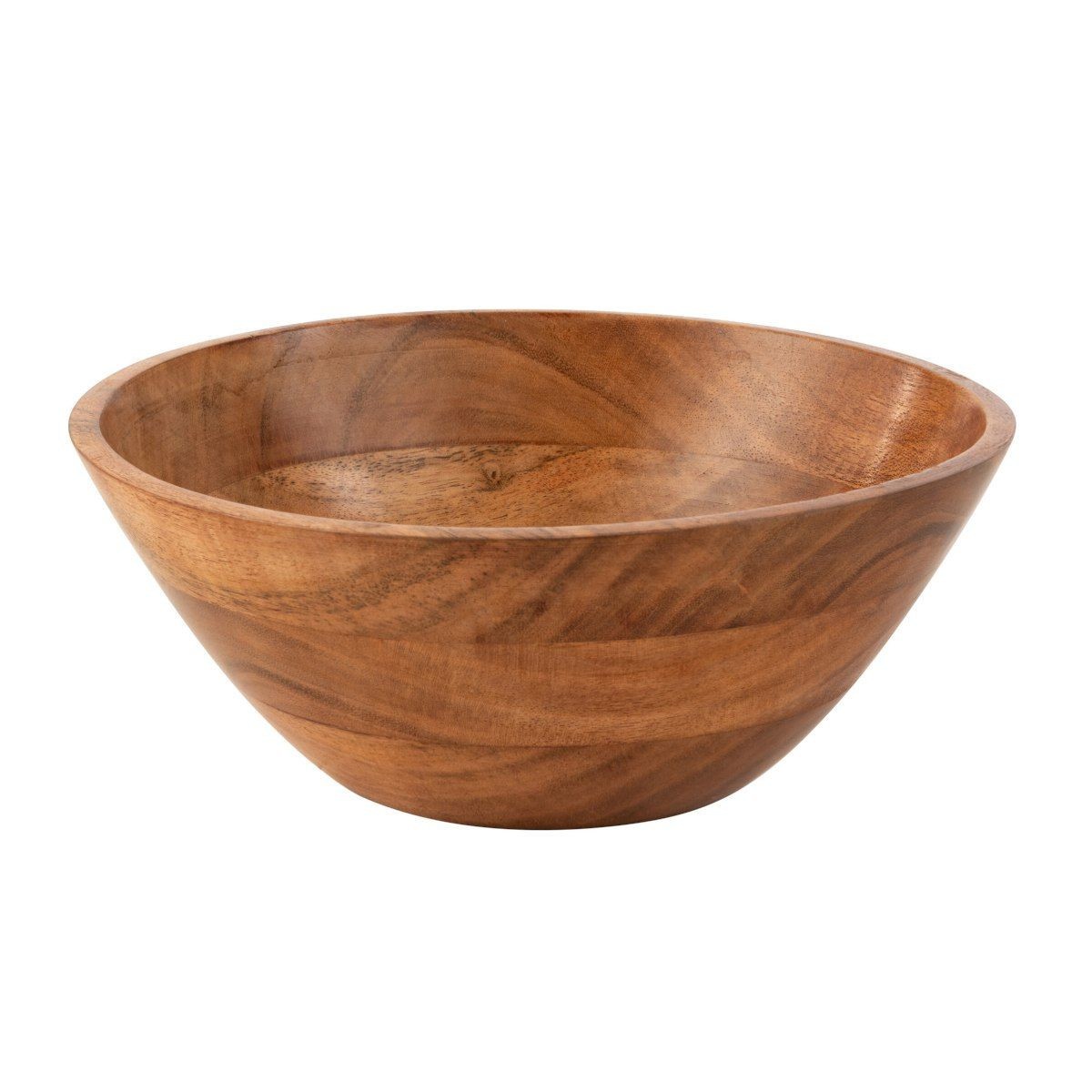 Saladier en acacia Dars 25cm naturel pour vos salades de saison