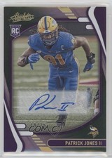 2021 Absolute Rookies Spectrum Green Signatures 18/25 Patrick Jones II Auto 0b2