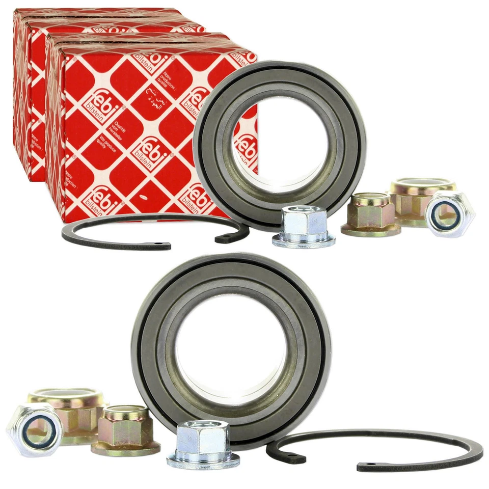 2x FEBI BILSTEIN Radlagersatz Ø74mm vorne passend für AUDI A3 8L1 VW Golf IV 1J1