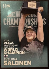 2025 DGPT Eveliina Salonen 2024 PDGA World Champion Disc Golf Trading Card
