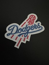 Retro Vintage Los Angeles Dodgers Classic Logo Embroidered Patch NEW-OLD STOCK