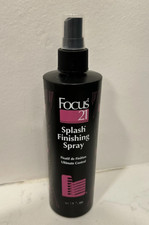 New Focus 21 Splash Ultimate Control Finishing Spray 12 Oz Extra Hold RARE