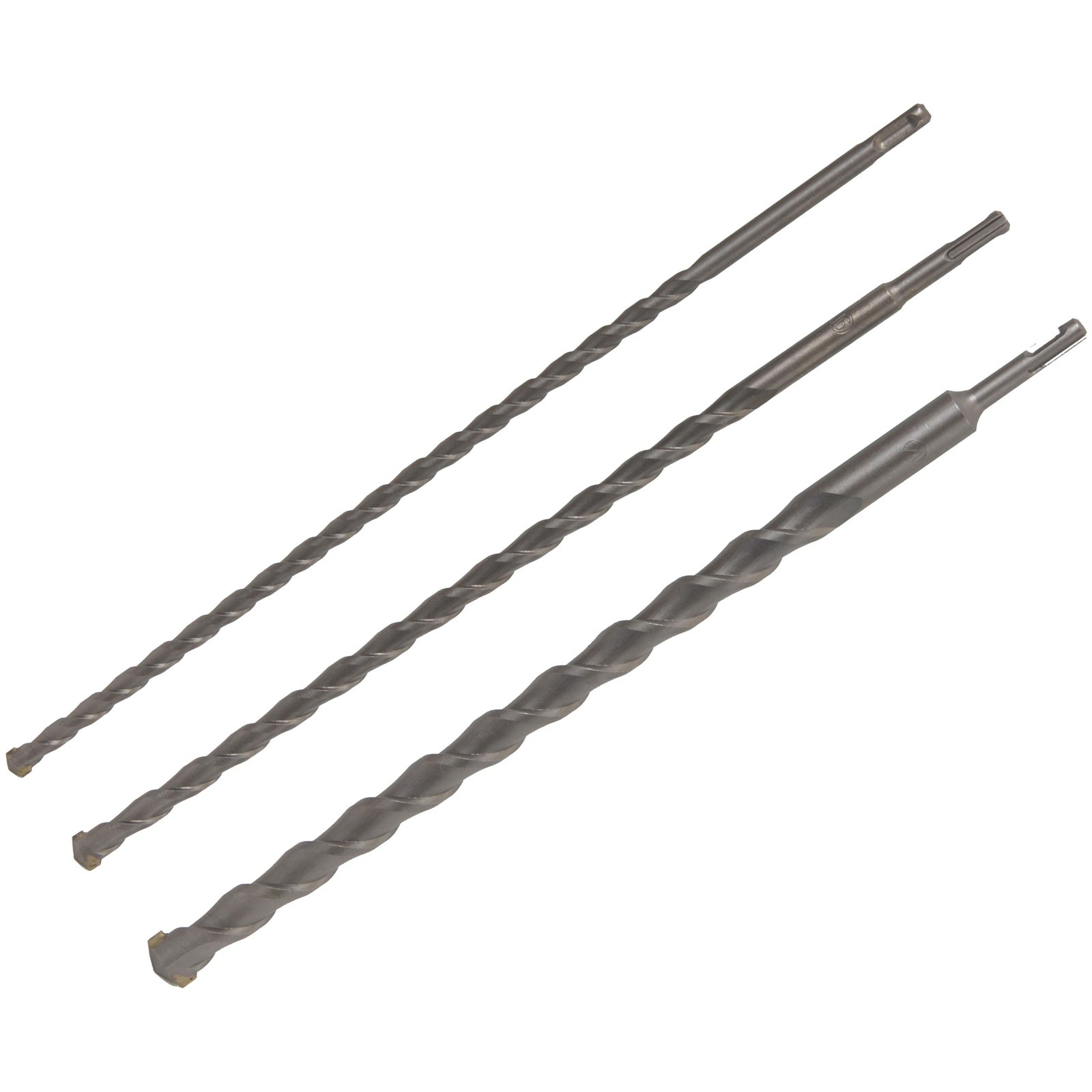 3pc 450nmm SDS Plus Drill Masonry Brick Stone Bit Set 12 - 24mm 20006 - Image 4