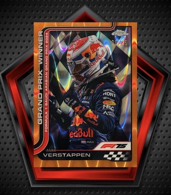Max Verstappen *20/25* 2025 Topps Chrome Formula 1 Orange Refractor #94 F1