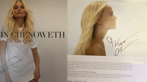 Kristin Chenoweth Signed FOR THE GIRLS LP Vinyl Autographed - Wicked - Picture 3 of 3