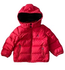 Toddler Ralph Lauren Polo Gorman Puffer Duck Down Hooded boys Red Jacket 3T