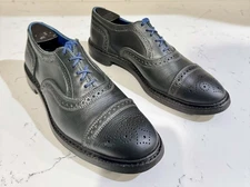 Allen Edmonds Black Strandmok With Dainite Soles