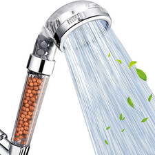 Shower Head, Filter Filtration High Pressure Water Saving 3 Mode Function Spray