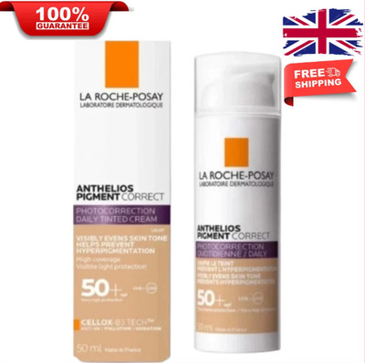 La Roche-Posay Anthelios Pigment Correct Täglich getönte Creme Medium LSF50+ 50ml